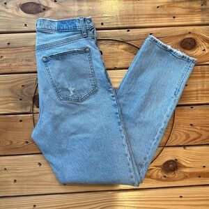 ABERCROMBIE & FITCH THE 90S STRAIGHT ULTRA HIGH RISE